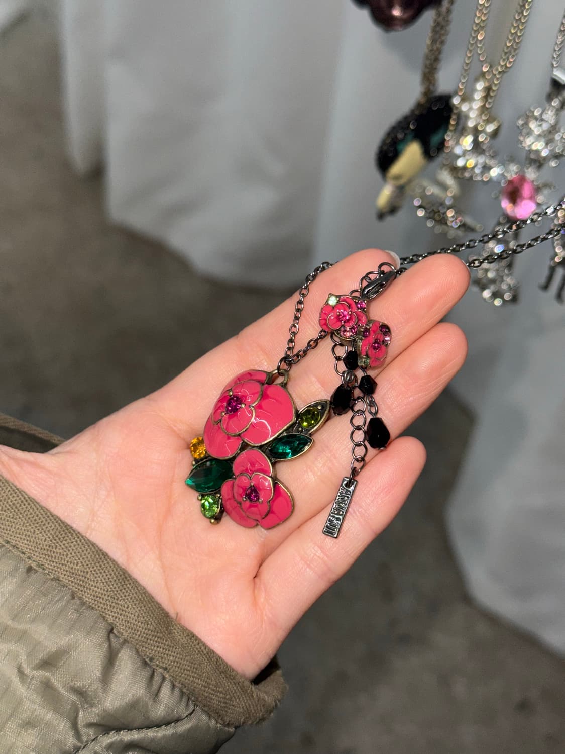 안나수이 플로럴 네크리스 이어링 세트 상품이미지7