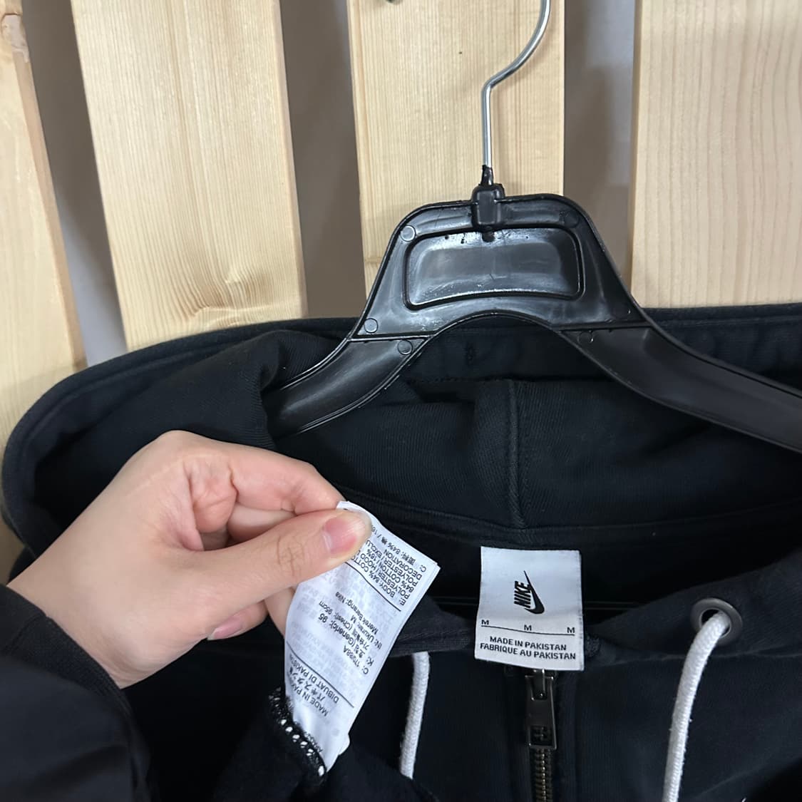 (M) 나이키 NRG 블랙 후드집업 상품이미지4