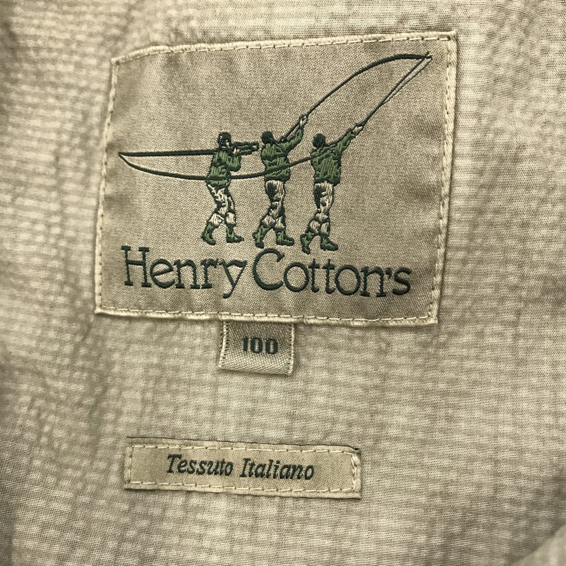 헨리코튼 이태리 가먼트다잉 코튼자켓 [100] 상품이미지8