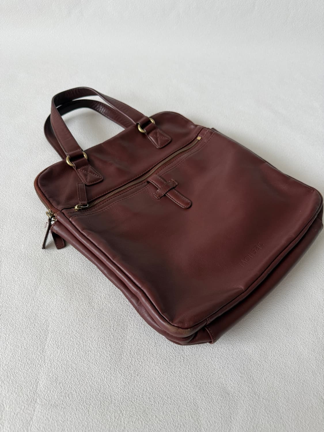 Monsac 레더 토트백 상품이미지4