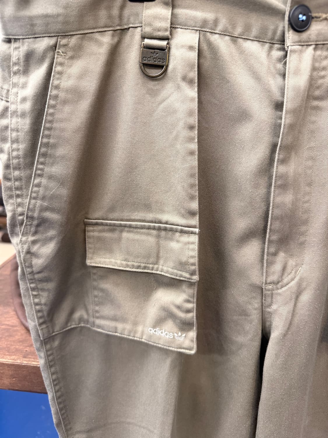 2000s Adidas 아디다스 카키 바지 상품이미지4