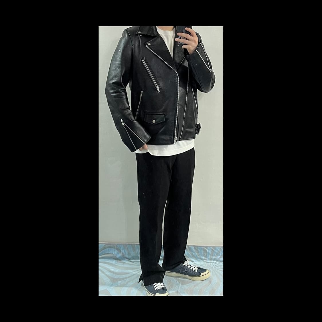 비바스튜디오 소가죽 라이더자켓 상품이미지3