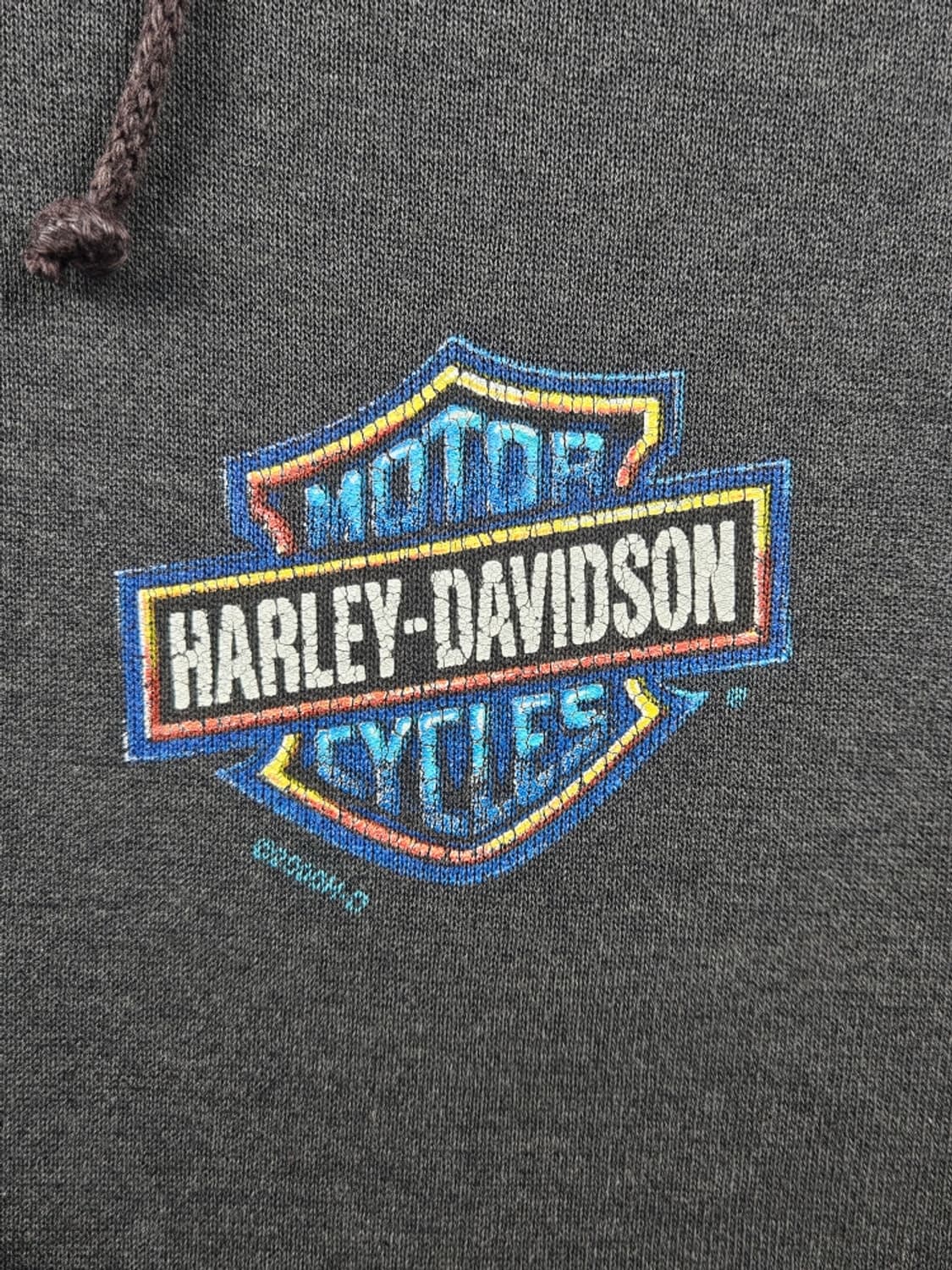 00's 할리데이비슨 플레임 프린팅 후드 집업 ( L추정 )/ 11144 상품이미지7