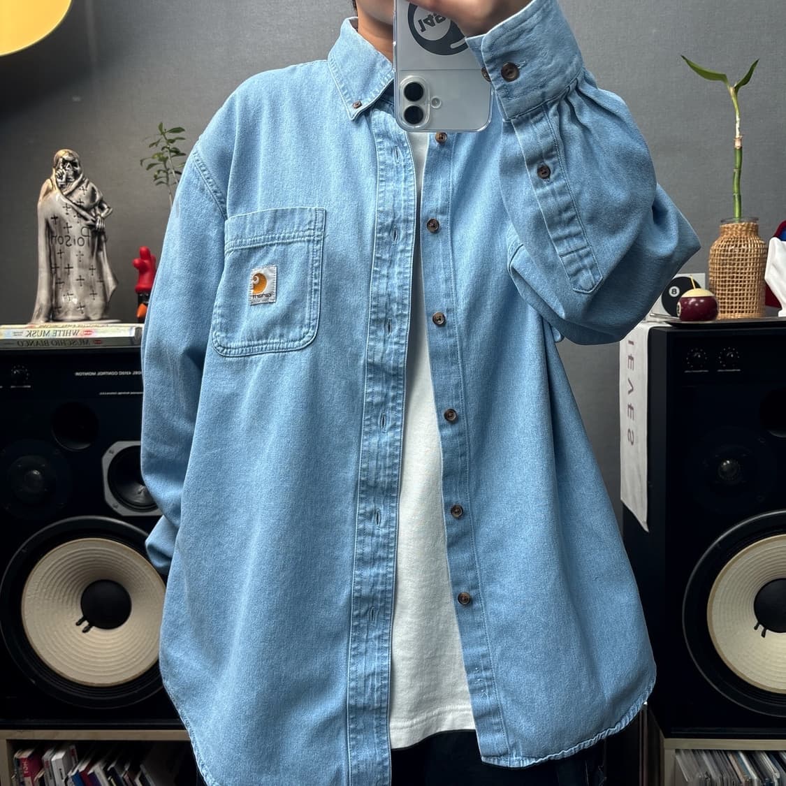 칼하트 데님셔츠 상품이미지1