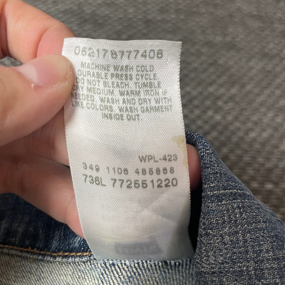 리바이스 00s 여성 올드 워싱 트러커 데님 자켓 S 상품이미지5