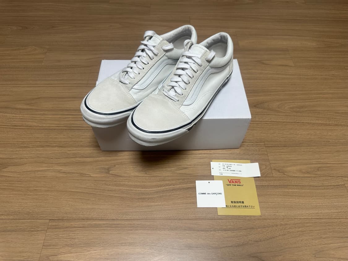 285 반스 볼트 x CDG 올드스쿨 LX 화이트 상품이미지2