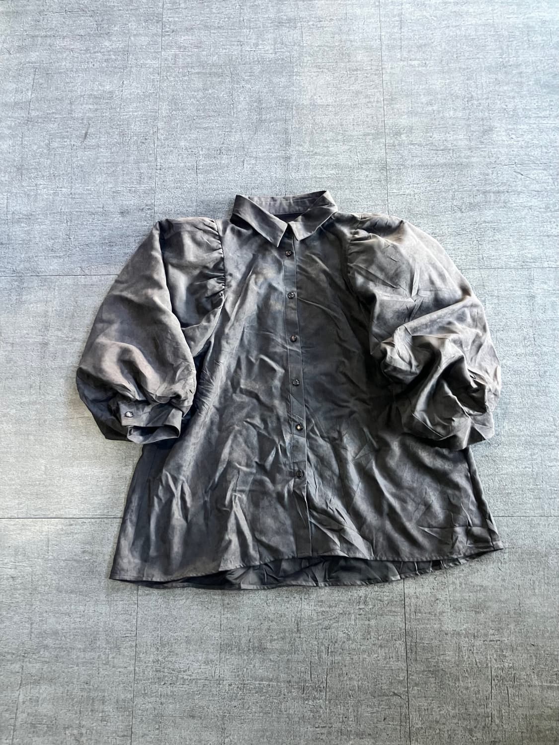 일본빈티지 하구미모리걸 달천깔페어리 프린세스깔 벌룬블라우스 상품이미지1