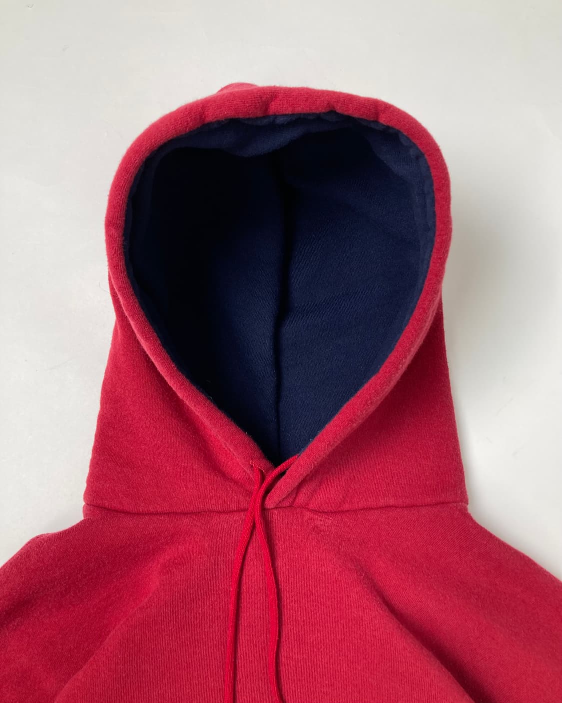 90s Russell Hoodie (red/navy) 상품이미지6