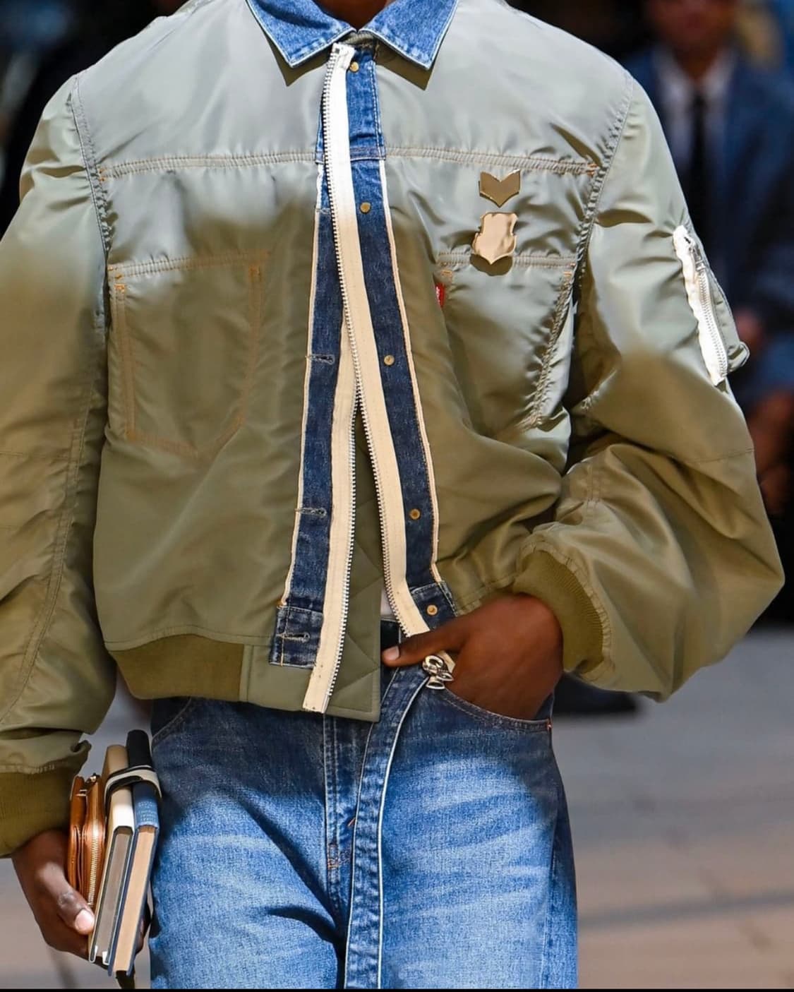 사카이 리바이스 데님MA-1  사이즈3 교환 원합니다 상품이미지1