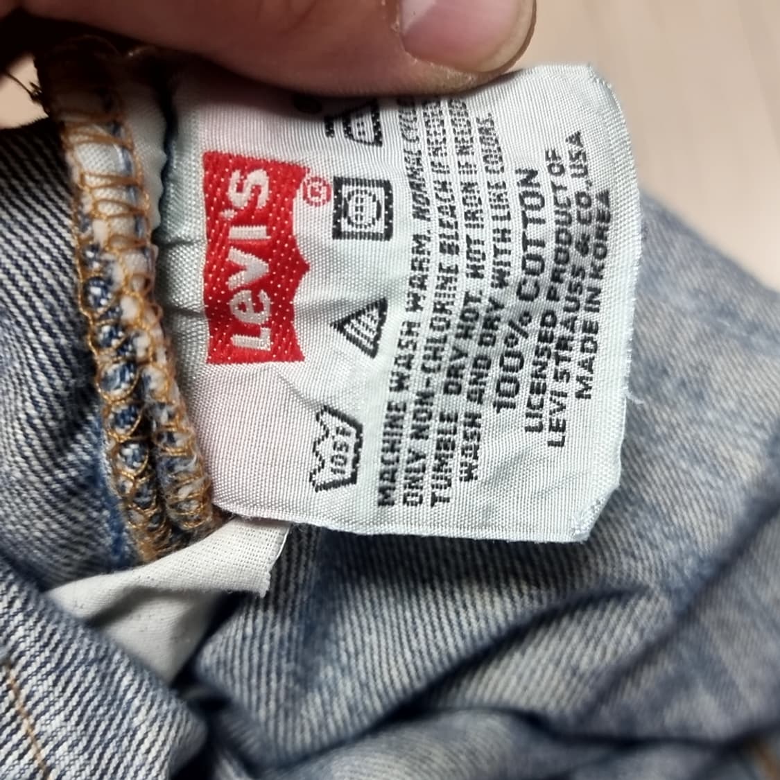 빈티지 made in korea 리바이스501(33) 상품이미지6