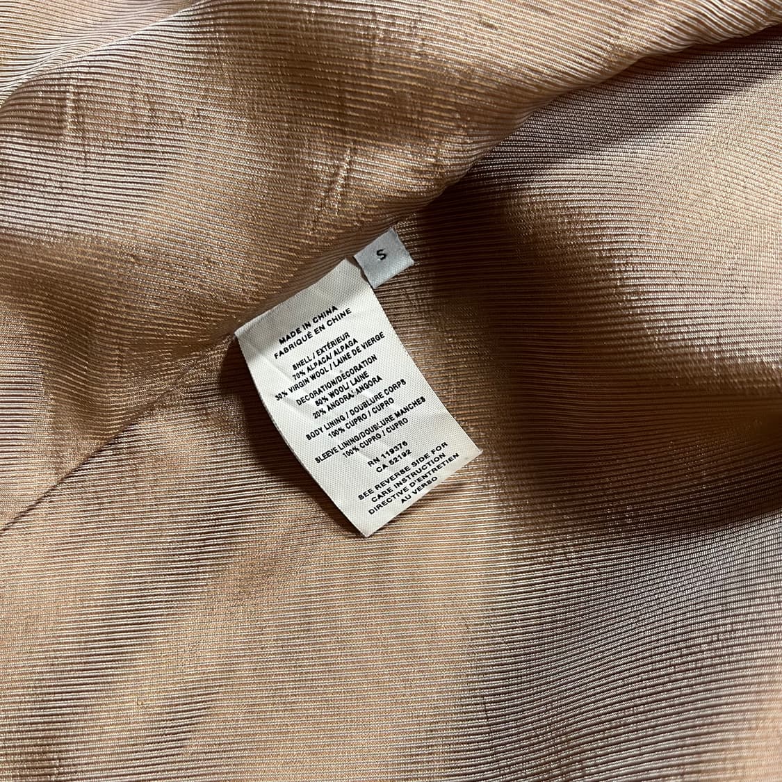 HELMUT LANG 헬무트랭 알파카 울 벨티드 로브코트 상품이미지6