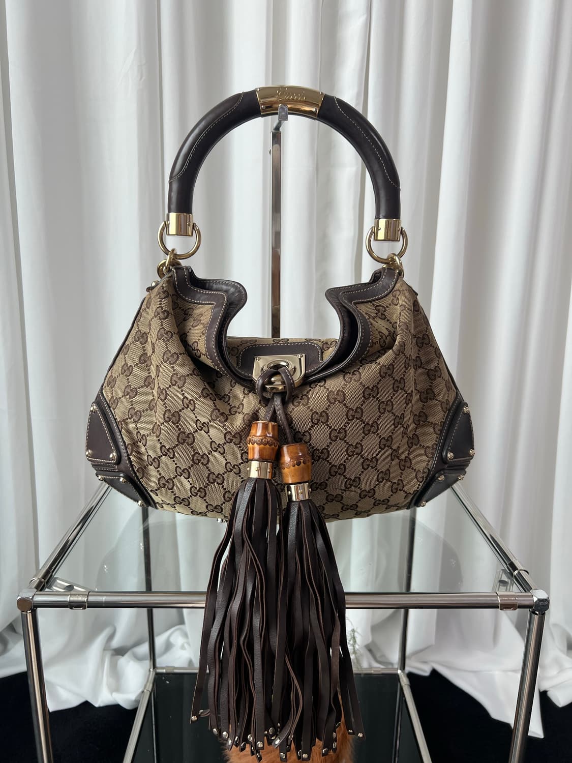 구찌 인디 뱀부 숄더백 상품이미지2