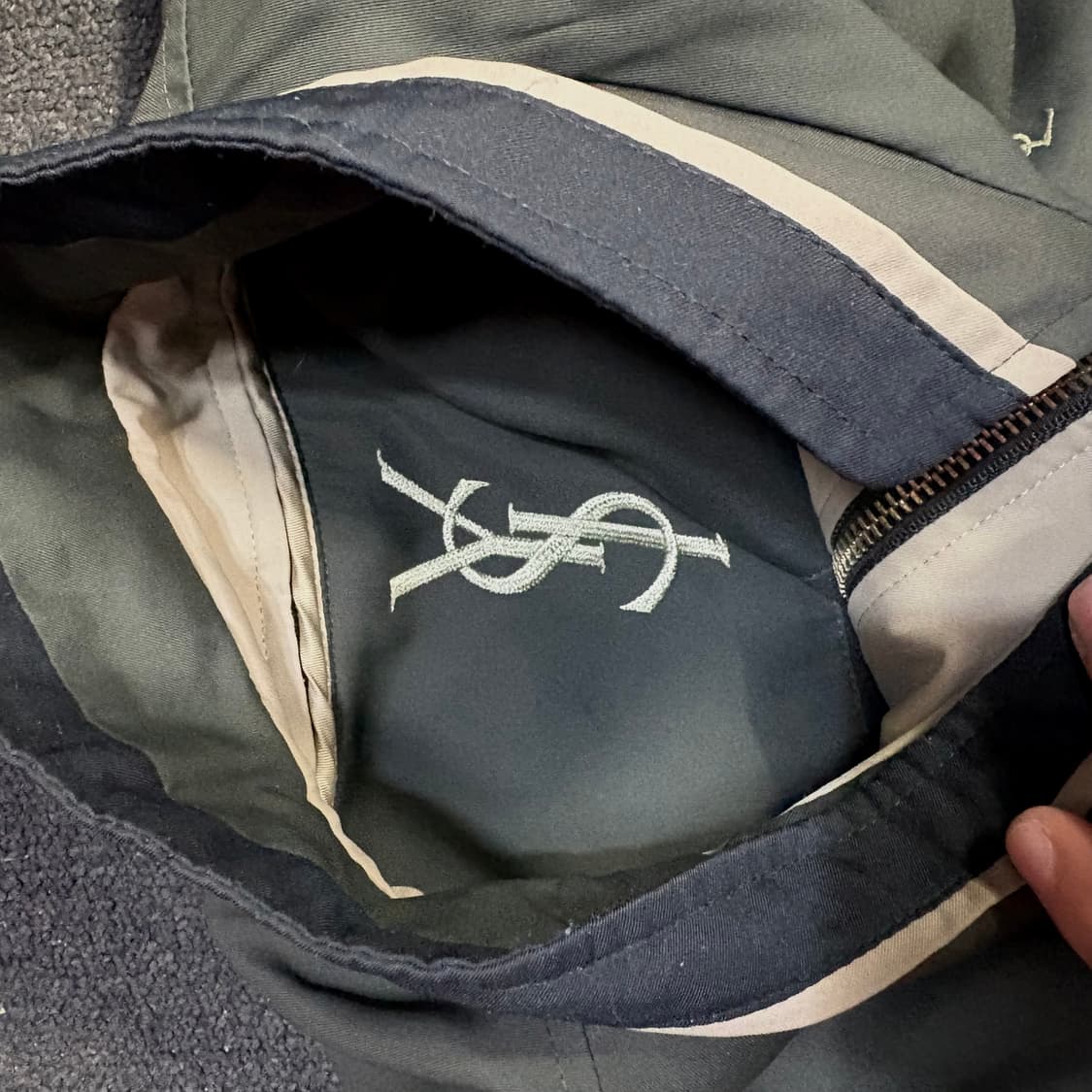 Ysl 입생로랑 아카이브 내피 분리 블루종 자켓  상품이미지6