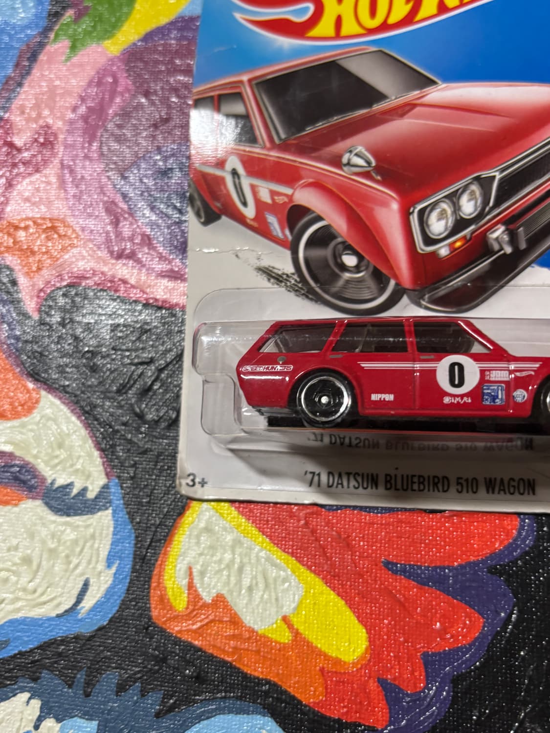 빈티지)미개봉) 핫휠 닷슨 블루버드 웨건 다이캐스트 인테리어 소품 상품이미지4