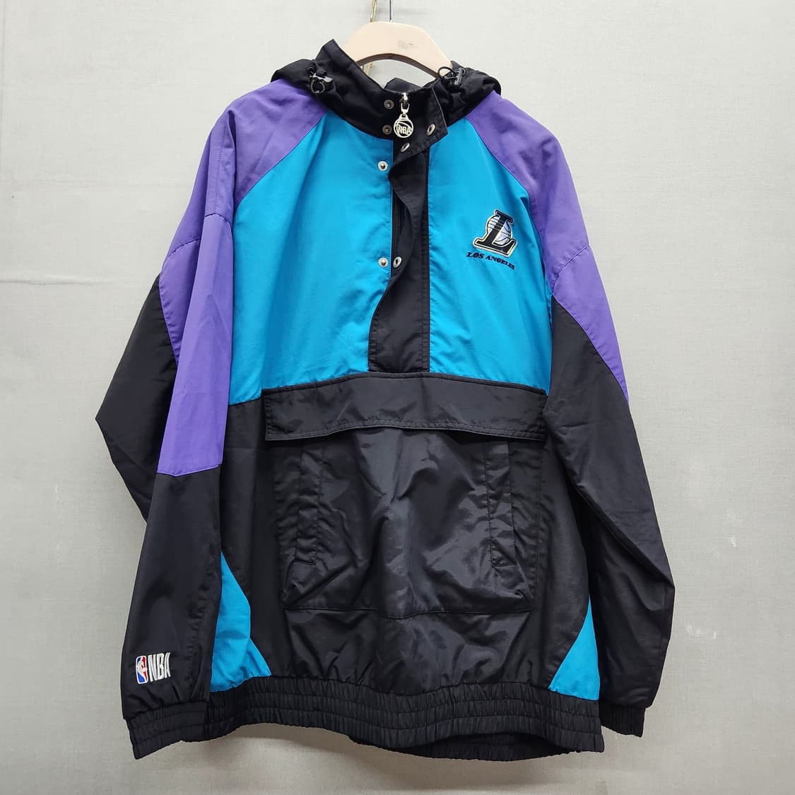 NBA 레이커스 올드스쿨 아노락 바람막이 S(L) 상품이미지1