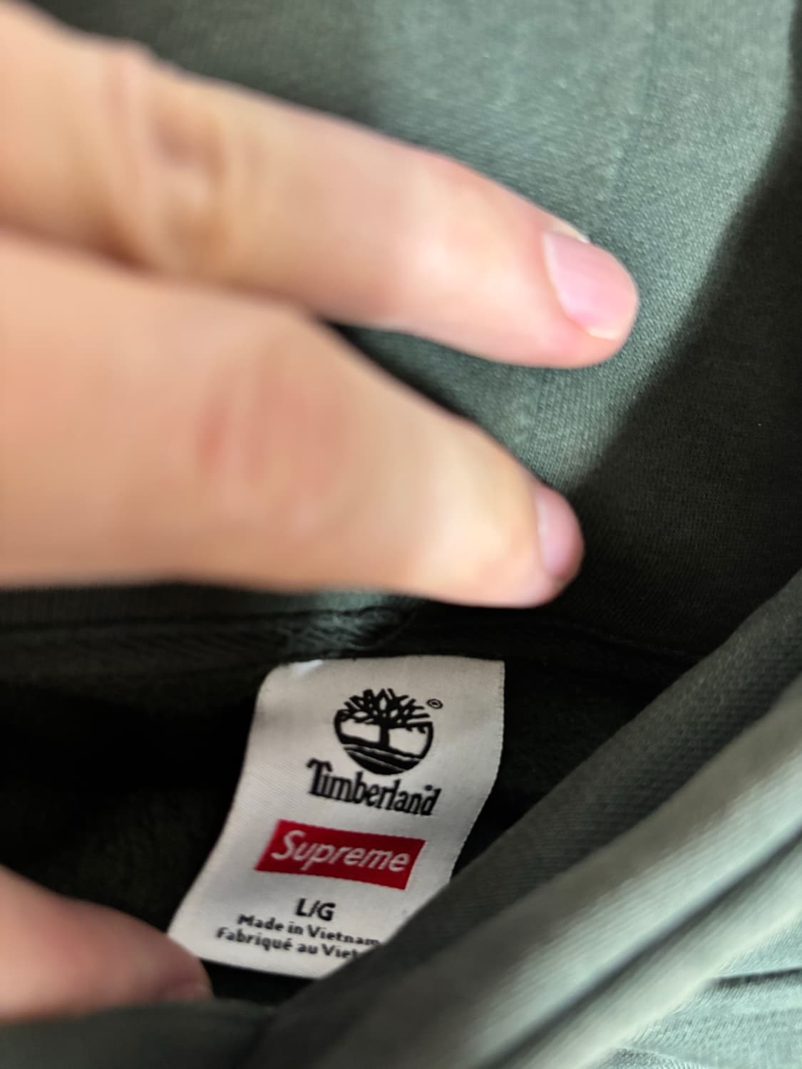 슈프림x팀버랜드 후드 L사이즈 팝니다. 상품이미지4