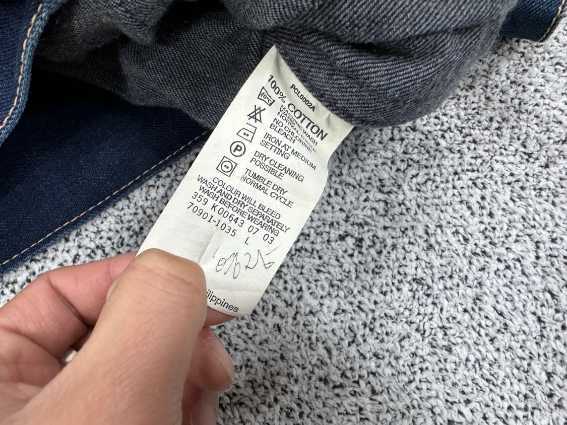 리바이스 03년 타입원 데님자켓 상품이미지4