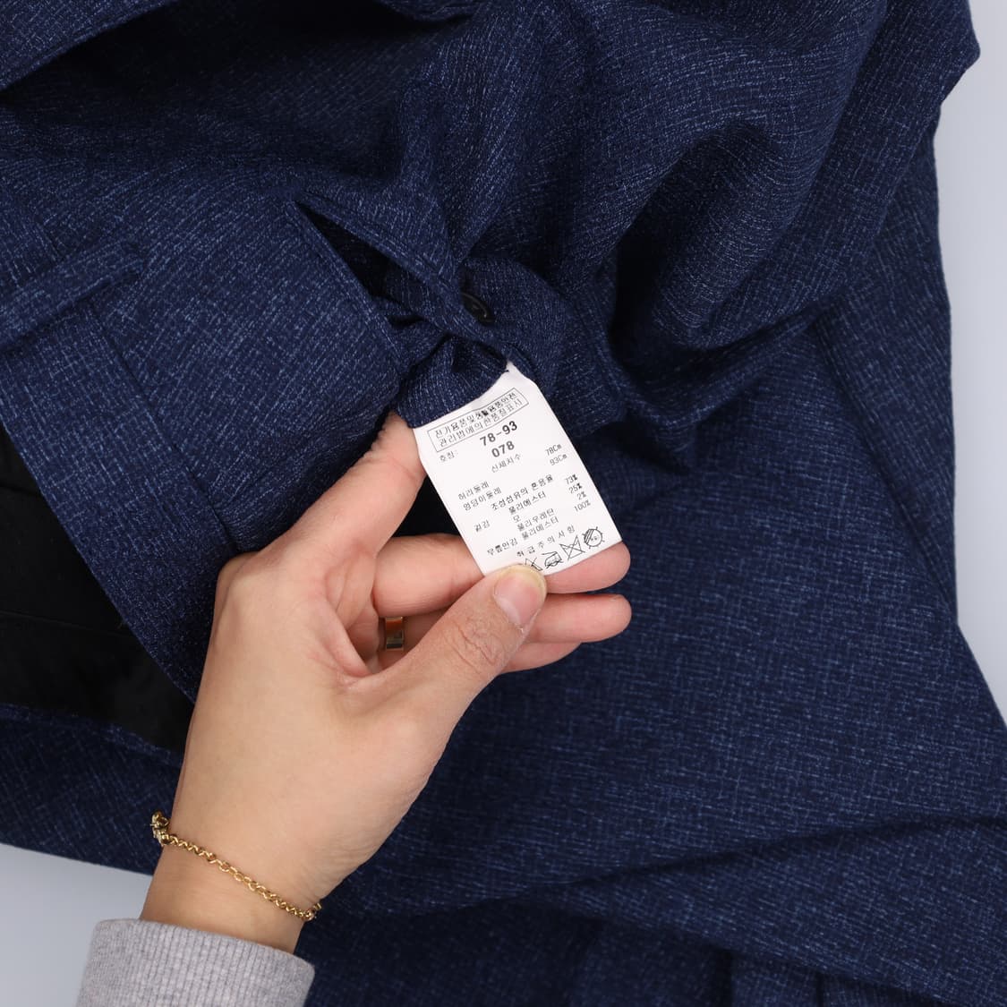 78 킨록 체크 슬랙스 (얇음) 0409H1 상품이미지4