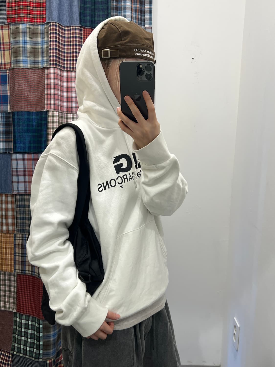 CDG 화이트 후드티 상품이미지6