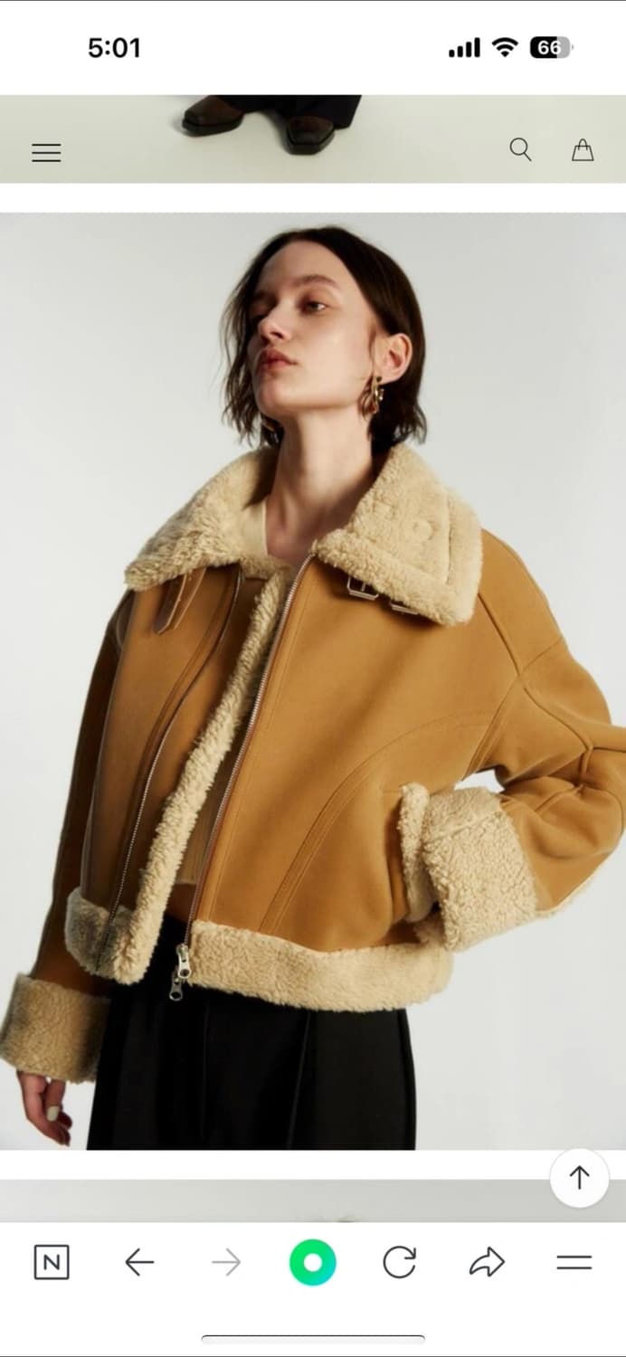 리메크 무스탕 (정은지 착용) 상품이미지5