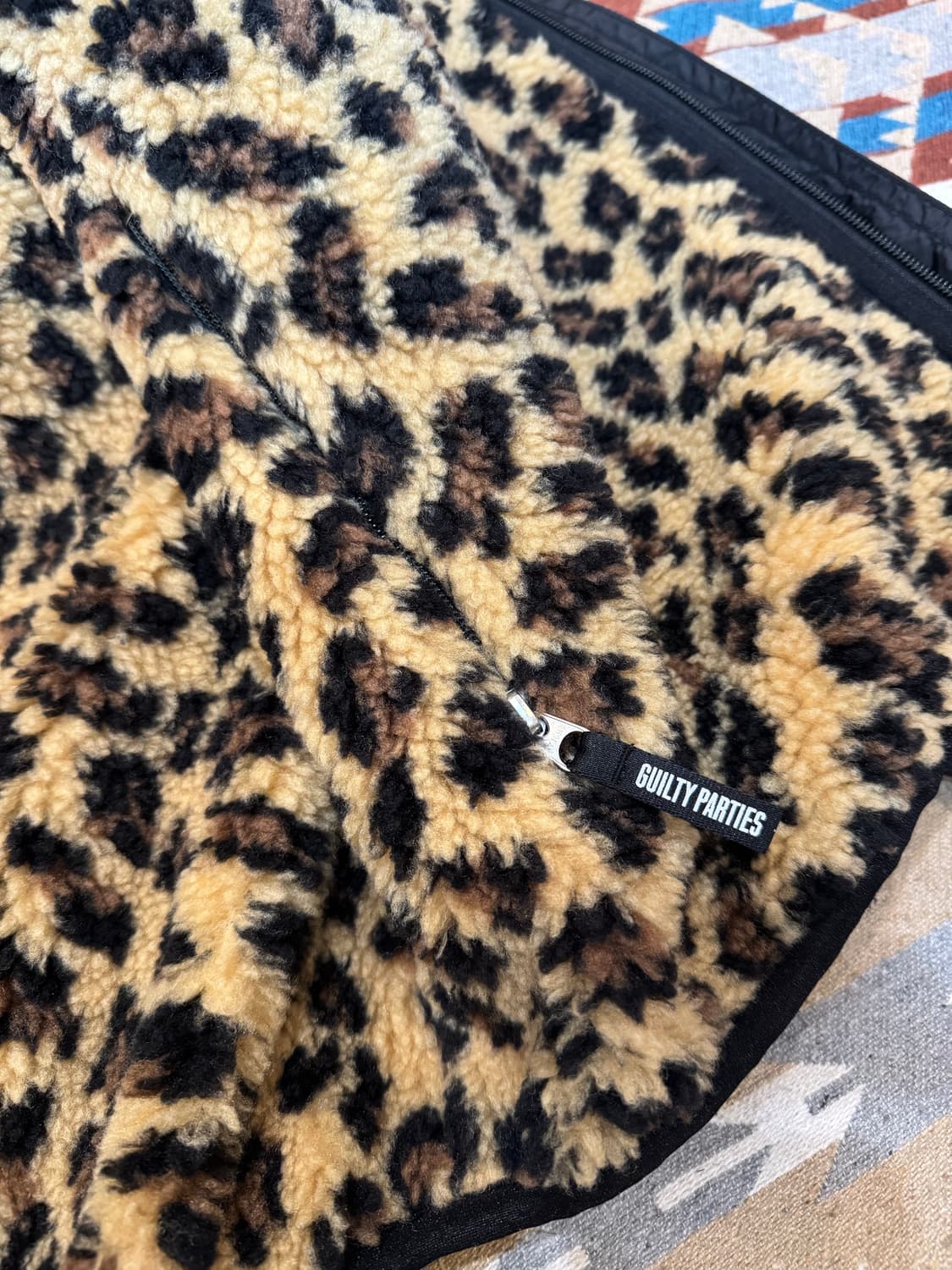 [M] 와코마리아 리버시블 레오파드 플리스 자켓  상품이미지5