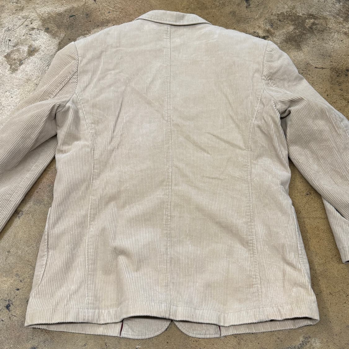 [정품/105] 빈폴 아이보리 코듀로이 자켓 b10 상품이미지4