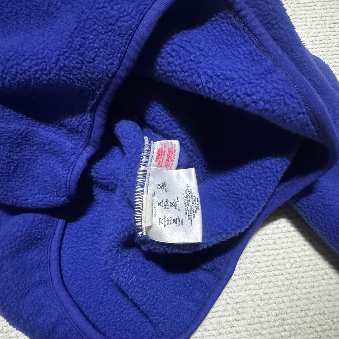 90s USA 파타고니아 신칠라 퍼플 스냅플리스 L 상품이미지7