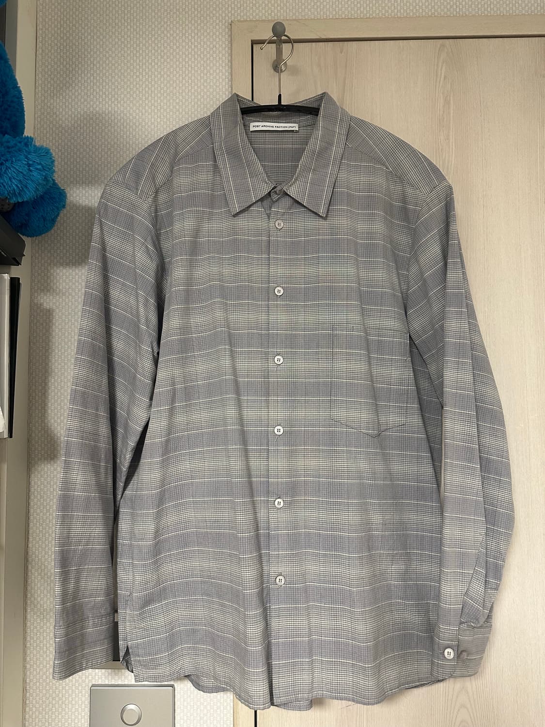 포스트아카이브팩션 셔츠 베이비블루 M 상품이미지1