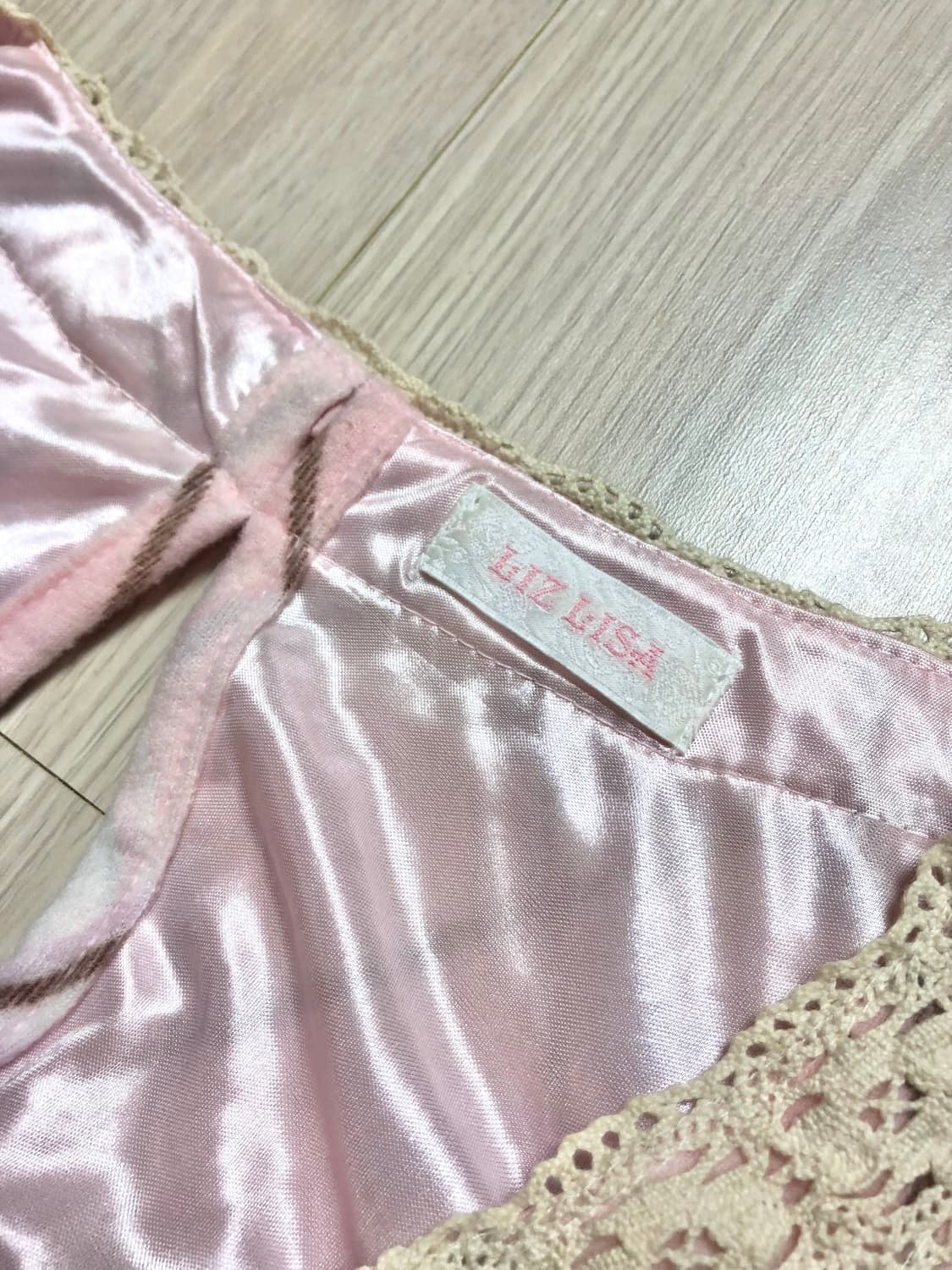 Liz lisa 리즈리사 고전 딸기우유 상의 상품이미지3