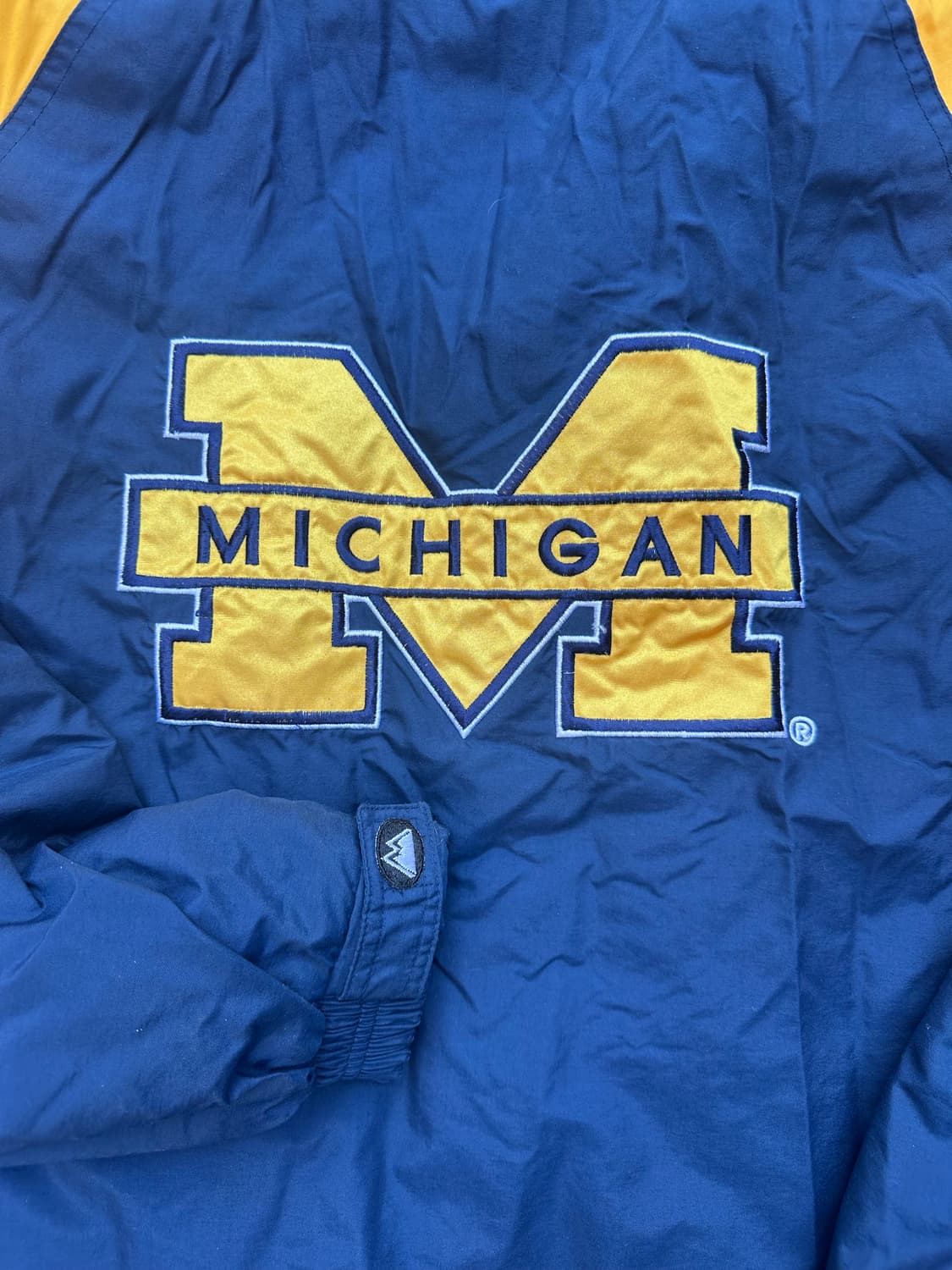빈티지 00s 퍼스트 다운 미시건 올드스쿨 자켓  상품이미지4