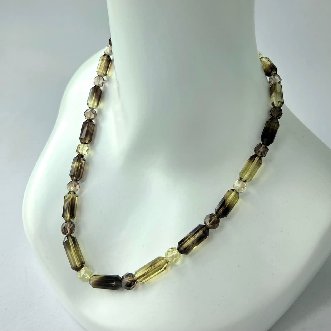 1950s-60s Smoky art glass necklace 상품이미지4