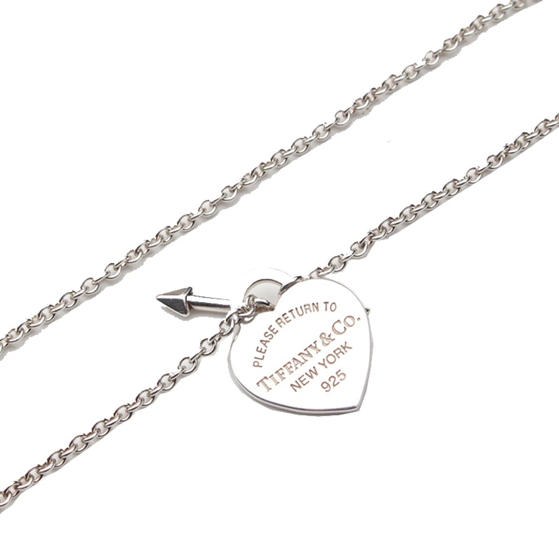 티파니 925실버 리턴투 러브스트럭 하트 태그 목걸이 상품이미지4
