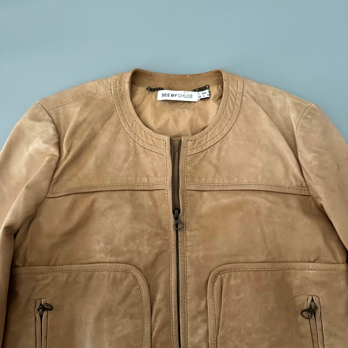 시바이클로에 see by chloe 양가죽 자켓 상품이미지2