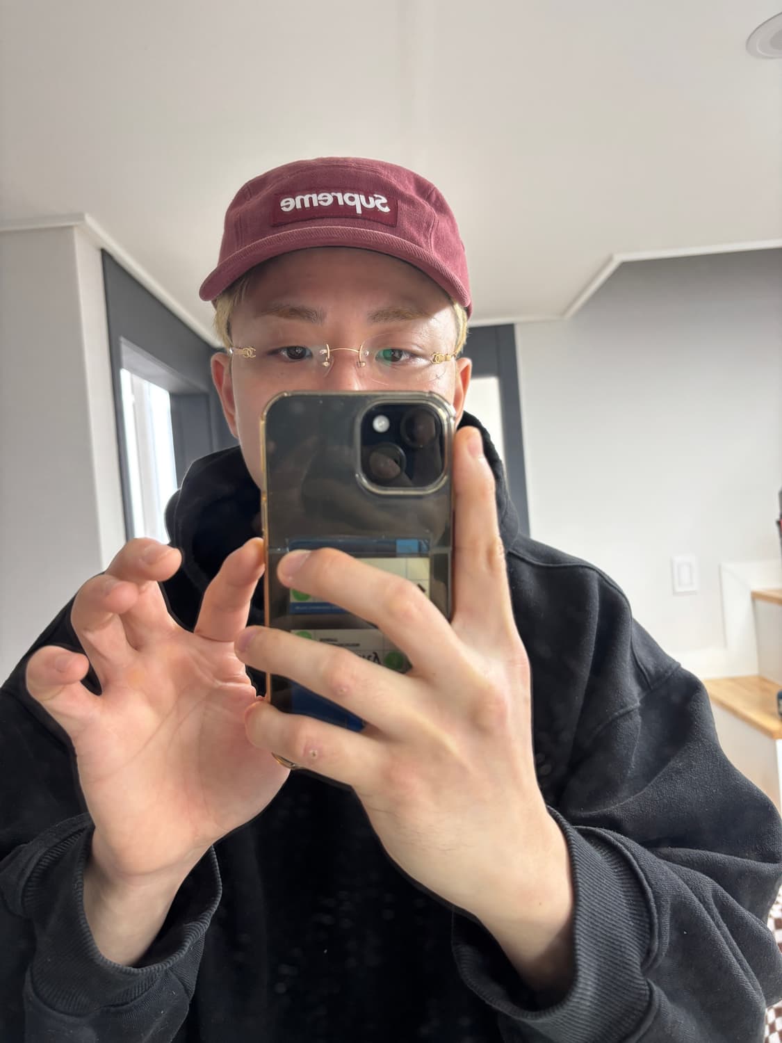 마지막)빈티지 샤넬 무테안경 y2k 긱시크 상품이미지10