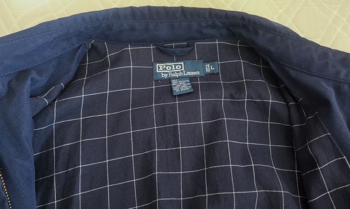 폴로랄프로렌 바이스윙 블루종  자켓 네이비 L 상품이미지5