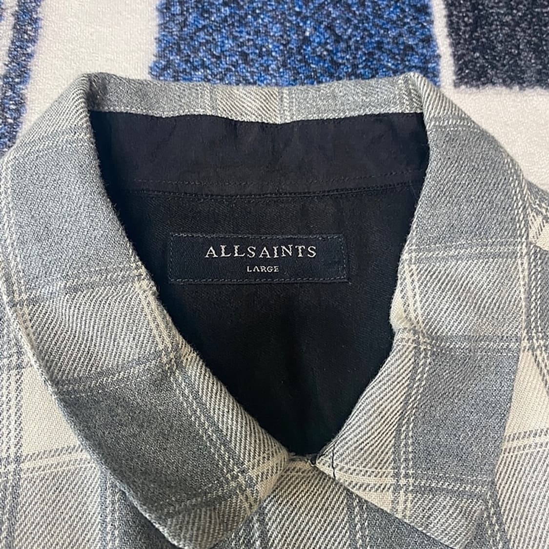All Saints 올세인츠 체크셔츠 L사이즈 (100 상품이미지3