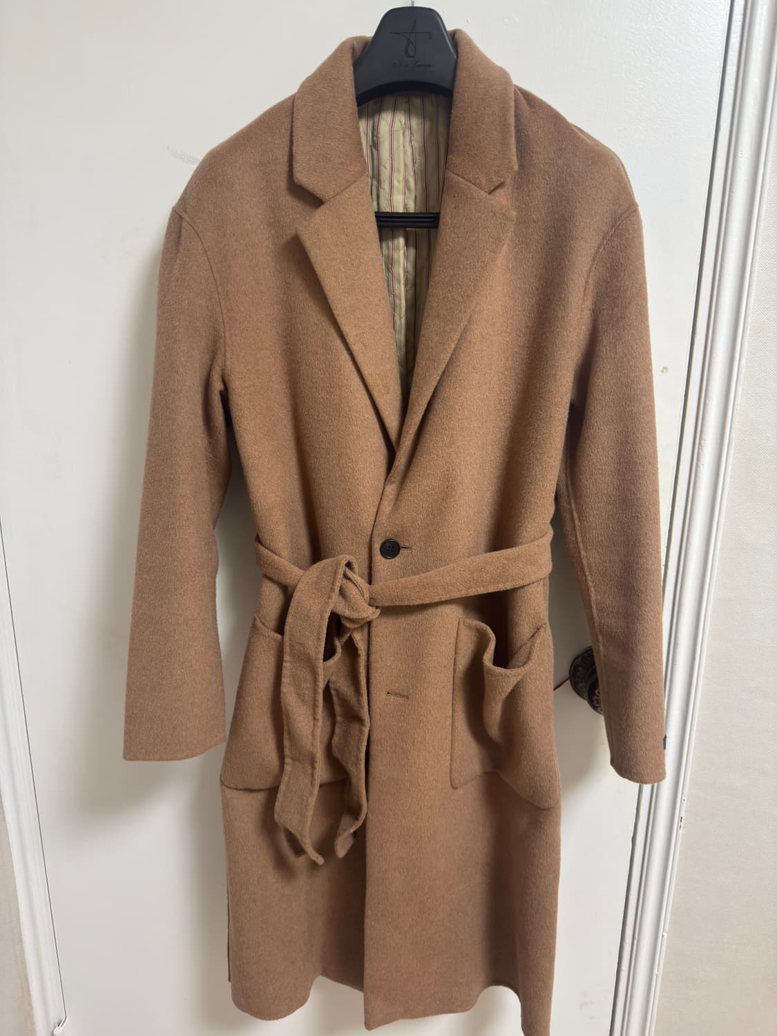 TNGT 캐시미어 블렌드 핸드메이드 코트 상품이미지1