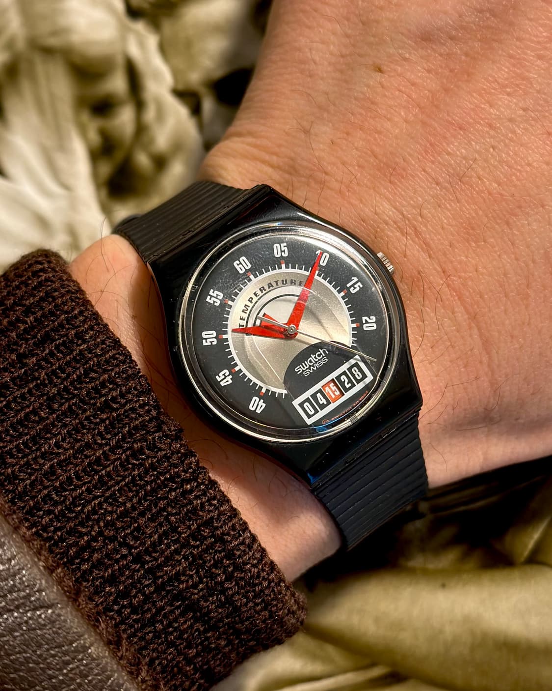 94년판) 빈티지 스와치 젠트 RED FLAME 상품이미지1