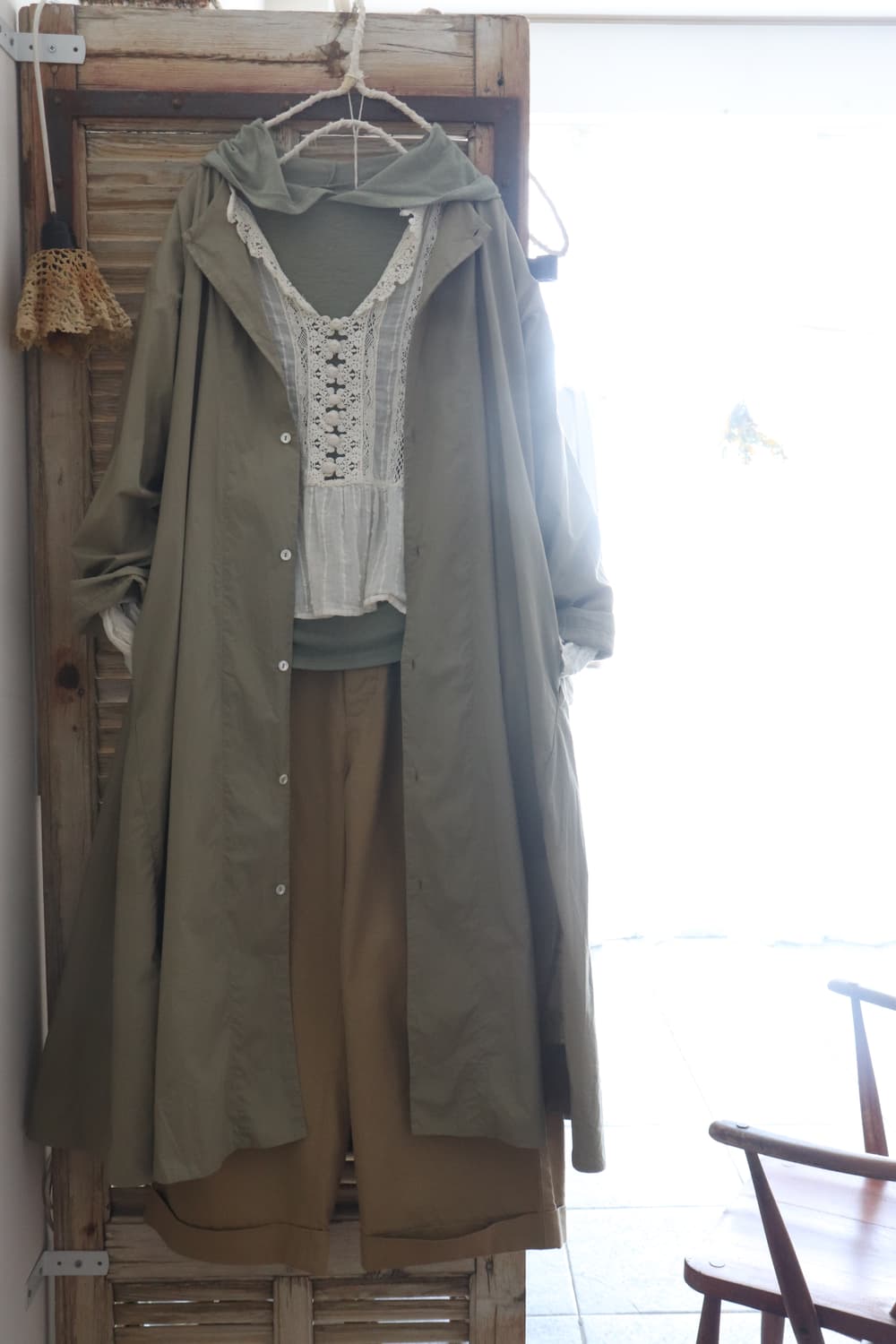 [Veritecoeur] Smocking Robe Dress 상품이미지3