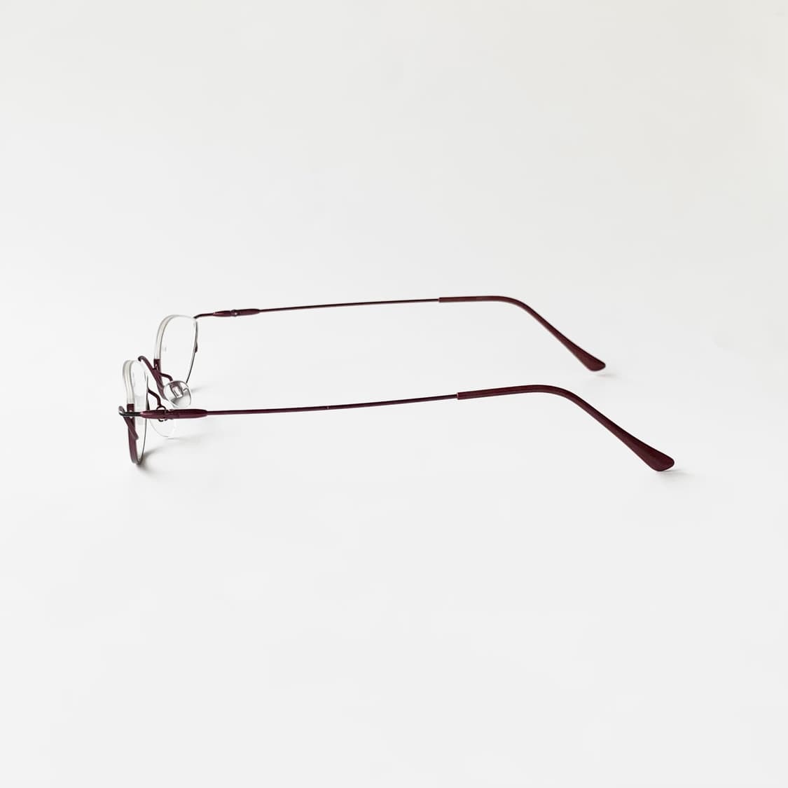 885 데드스탁 빈티지안경 역반무테 초경량 미니멀 긴다리 픽키 상품이미지4