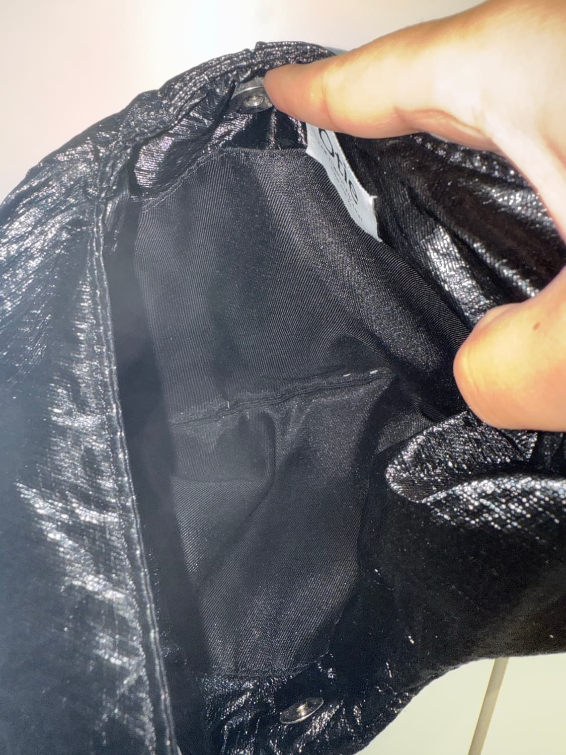 오타이 Rustling Glossy bag 블랙 상품이미지5