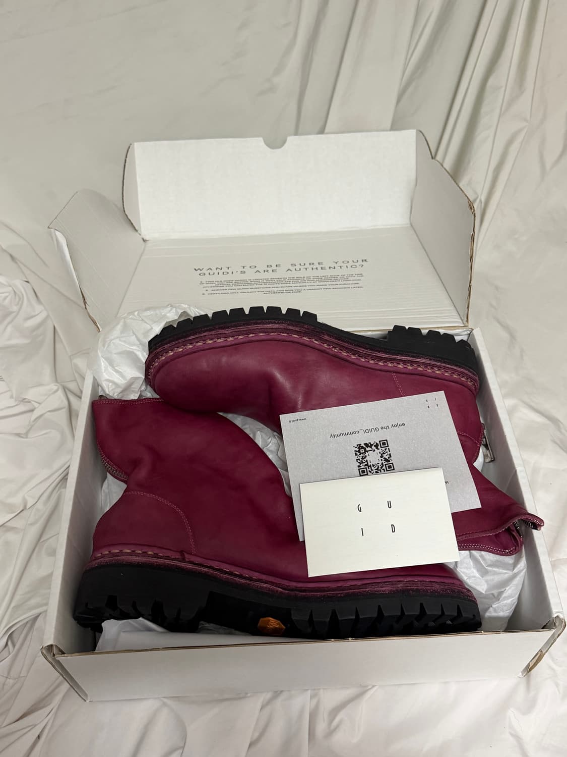 구이디 GUIDI 호스 풀 그레인 백 지퍼 핑크 부츠 상품이미지8