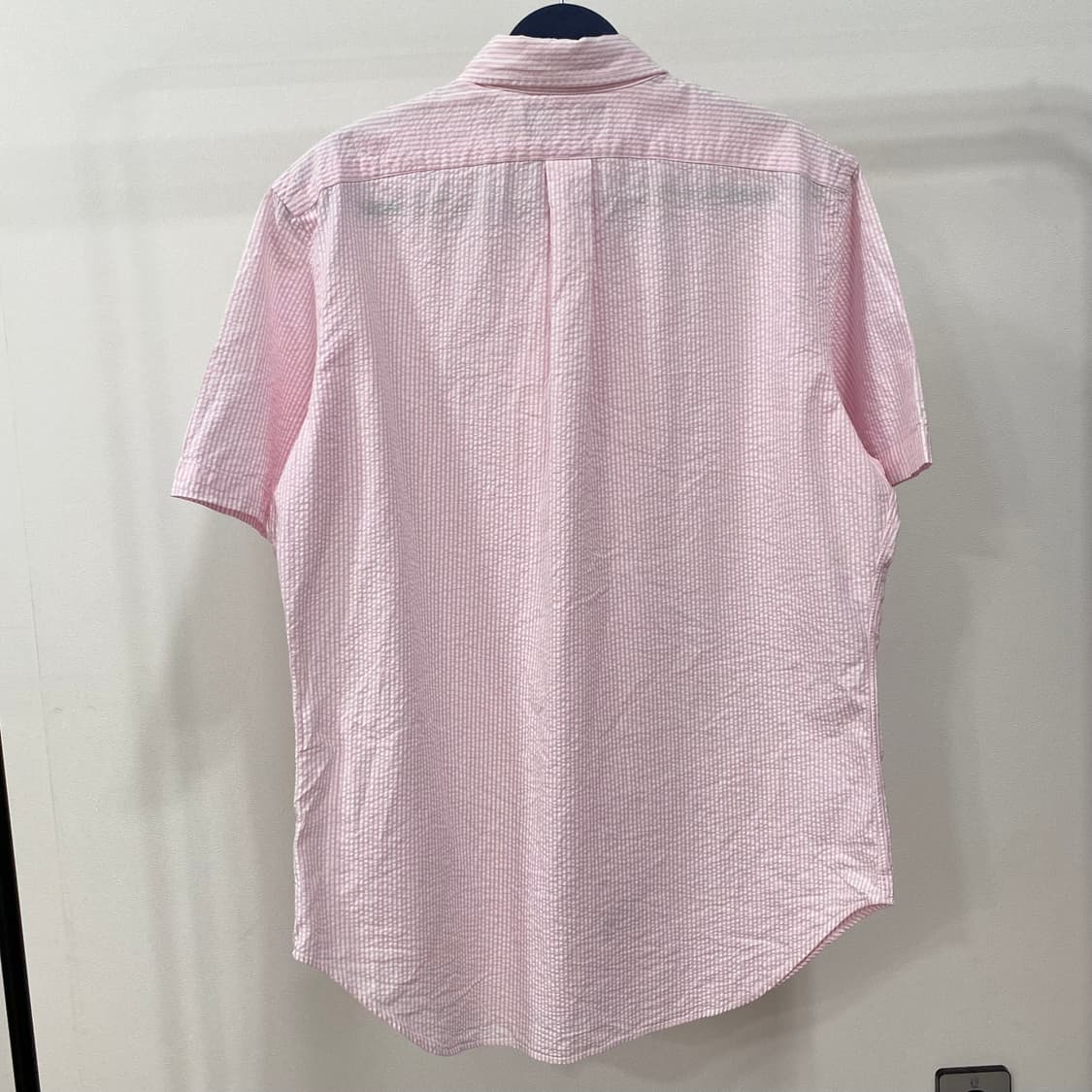 폴로 랄프로렌 시어서커 반팔 셔츠 핑크 상품이미지2