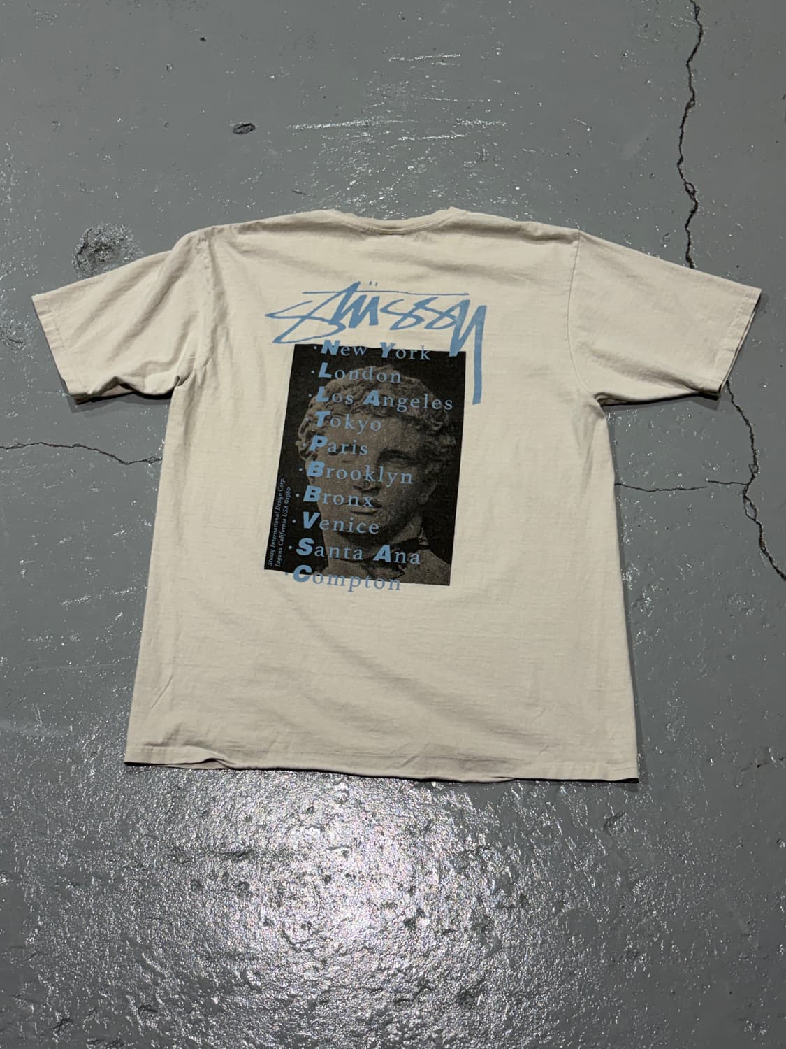 스투시(Stussy) 스태츄 피그먼트 다이드 반팔 티셔츠 상품이미지2