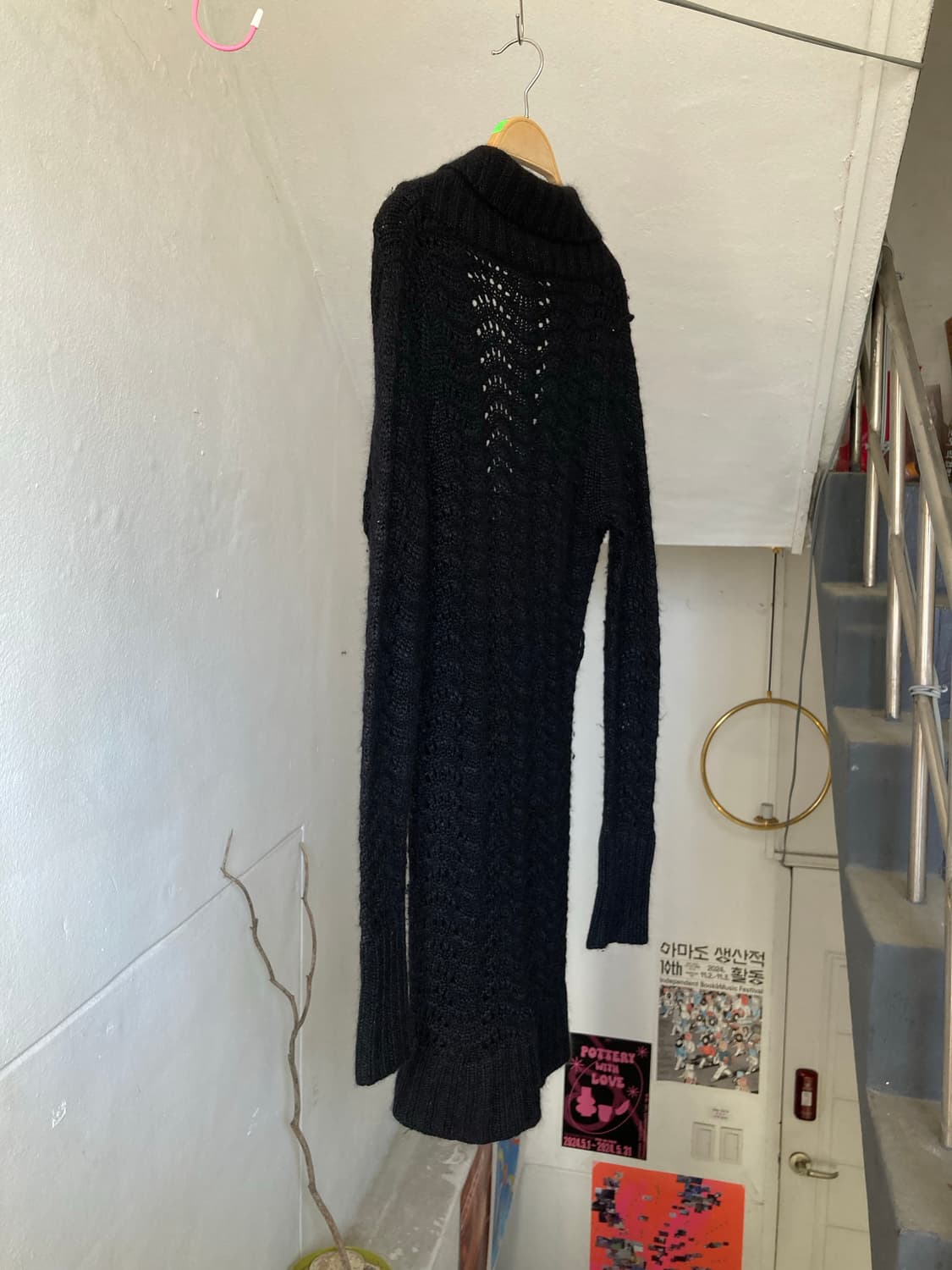 블랙 페어리 울 롱 가디건 상품이미지8