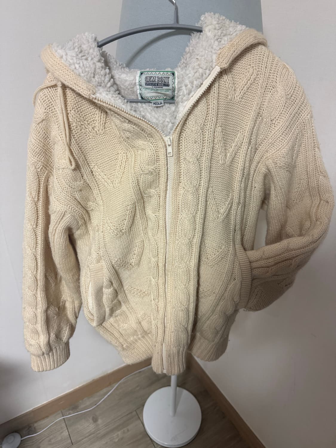 빈티지 양털 집업 상품이미지2