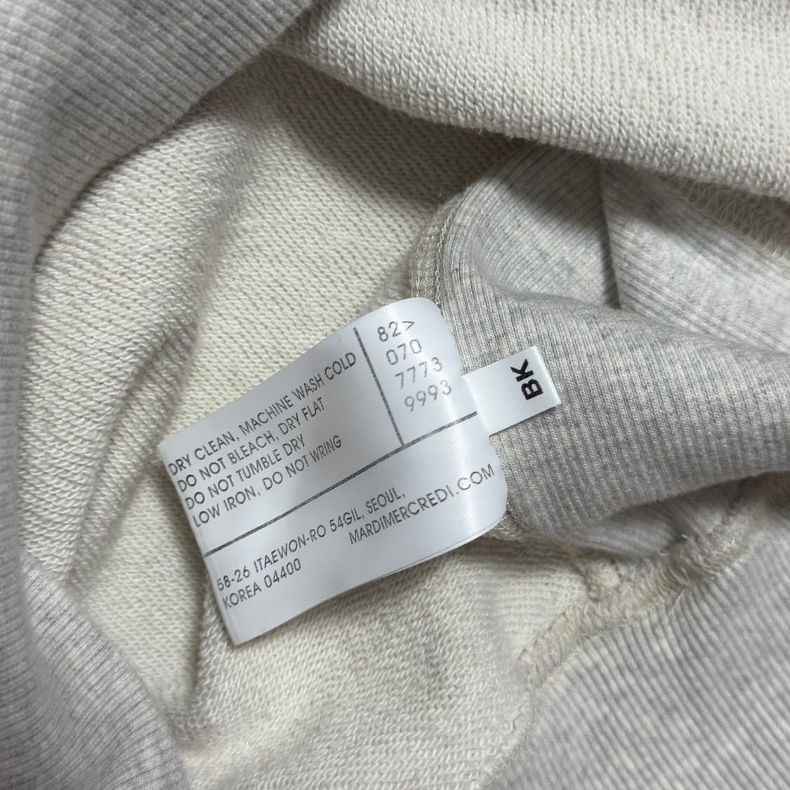 마르디 메르크디 플라워 맨투맨 상품이미지5