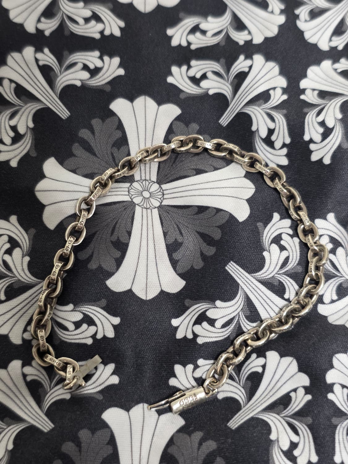 크롬하츠 8인치 페이퍼체인 팔찌 상품이미지1