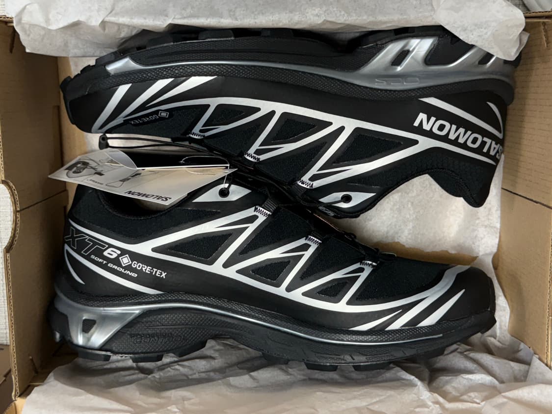 새상품 275) 살로몬 xt-6 gtx 블랙 실버 엑스티식스 고어텍스 상품이미지3