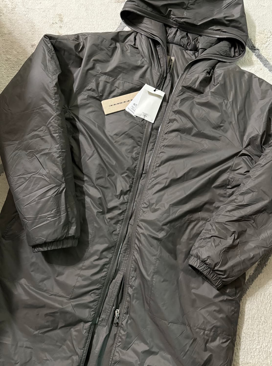 [M] 릭오웬스 25FW 윈드 브레이커 코트 그레이 상품이미지3